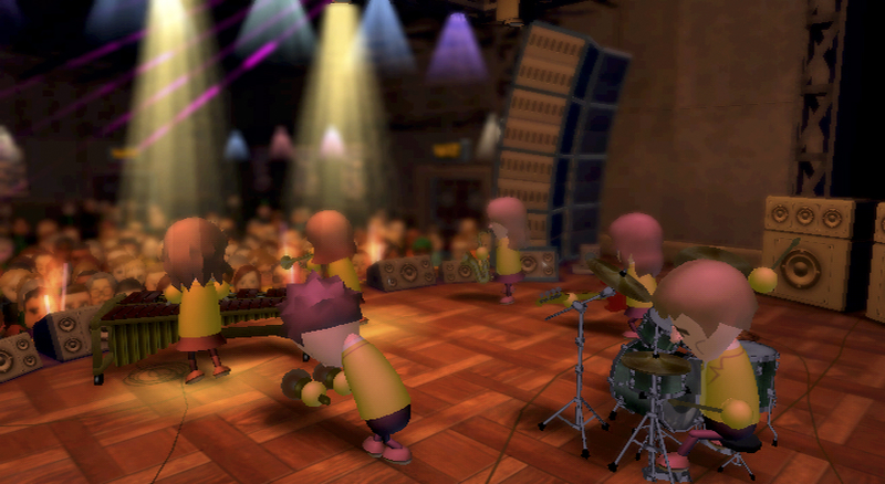 Illustration for article titled Get Out Your Air Guitar, New Wii Music Screens